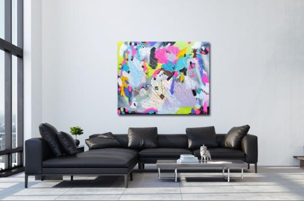 Kunst kaufen Pop art wohnzimmer - abstrakt 1403